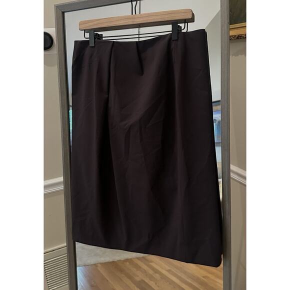 Women's Doncaster Collection Skirt Black Size 12 Diagonal - Picture 1 of 3